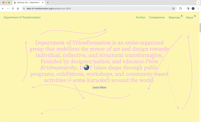 Department of Transformation website 6