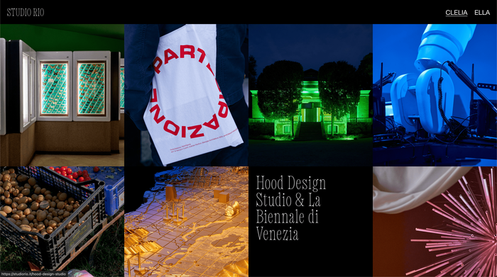 Studio Rio portfolio website 2