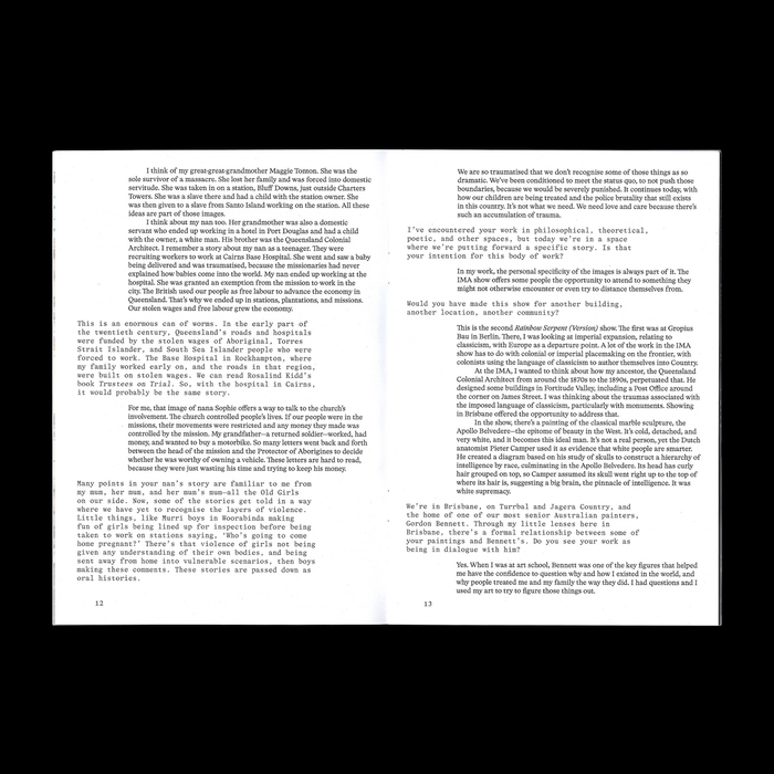 Daniel Boyd – Rainbow Serpent (Version) exhibition catalog 6