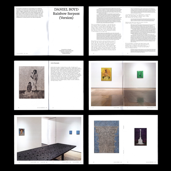 Daniel Boyd – Rainbow Serpent (Version) exhibition catalog 8