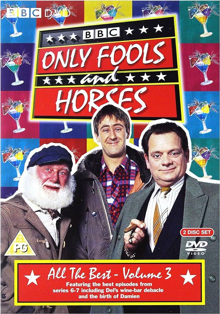 Only Fools and Horses, All the Best – Volume 3 DVD packaging, 2004. The small text is in .