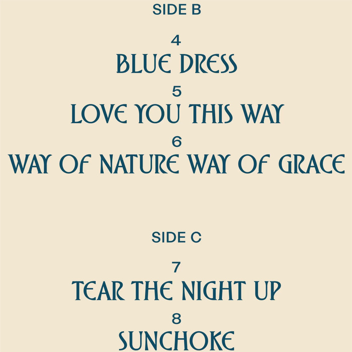 Track list with song titles in Eros