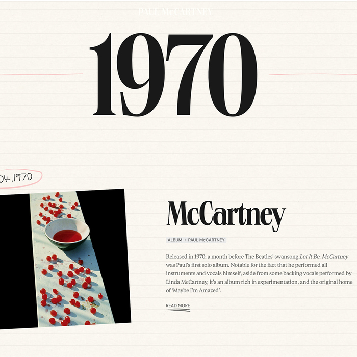 Paul McCartney website 5