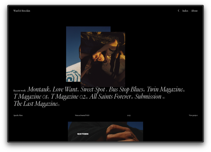 Ward &amp; Kweskin website 1