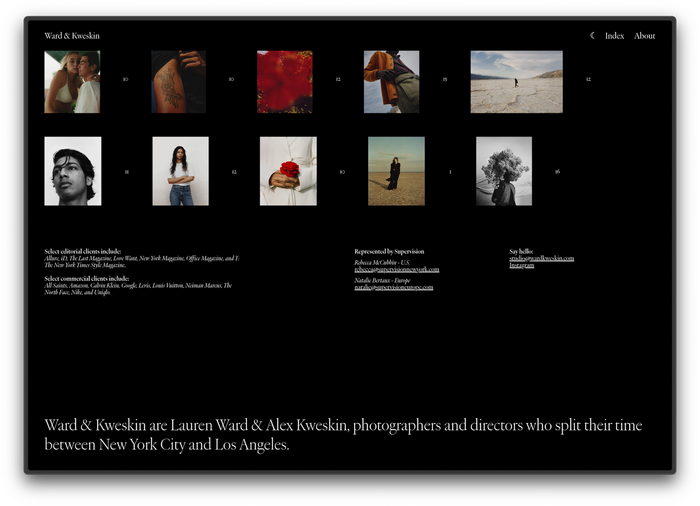 Ward &amp; Kweskin website 3
