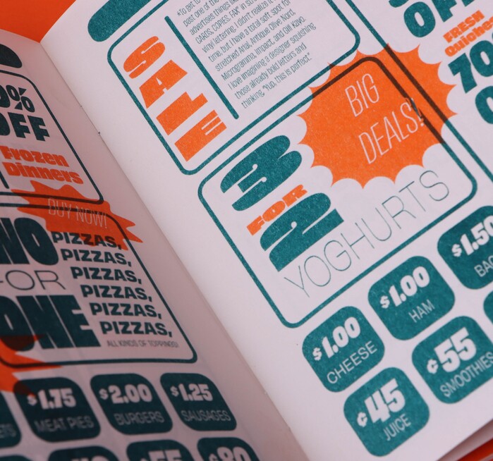 Obviously! Spend &amp; Save! riso zine 4