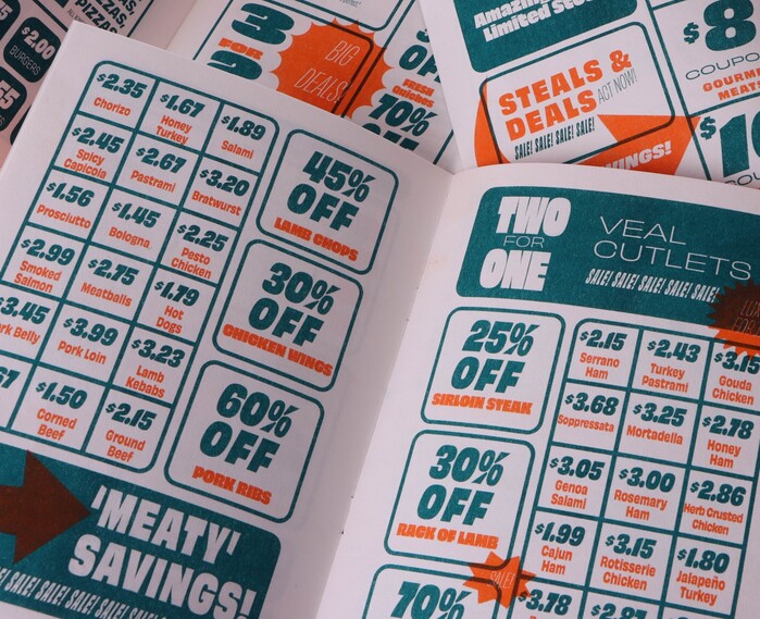 Obviously! Spend &amp; Save! riso zine 3