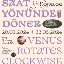 <cite><span></span> <span>Venüs Saat Yönünde Döner / </span>Venus Rotates Clockwise</cite> poster