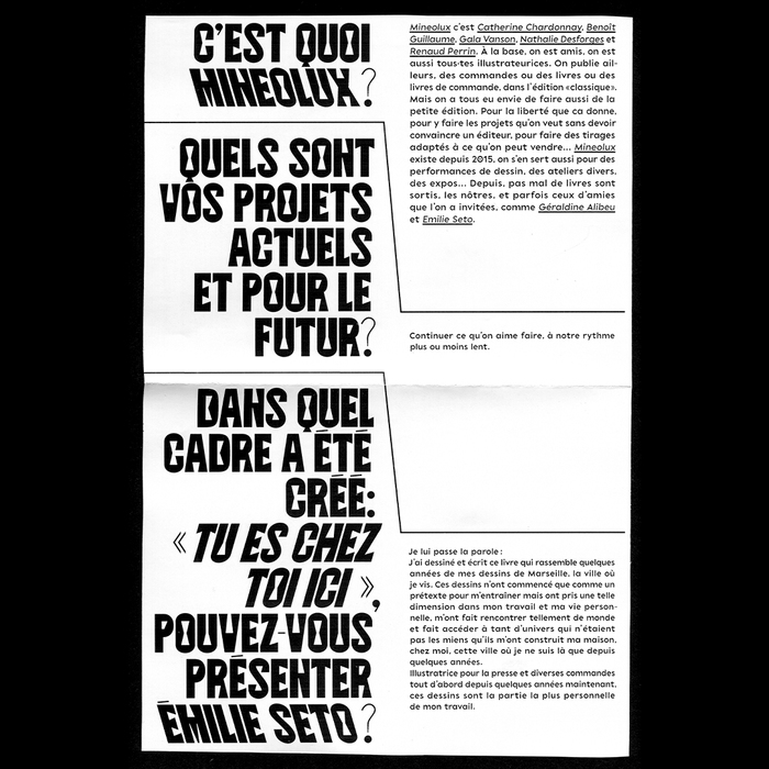 Un Fanzine par Mois – interview  Émilie Seto 2