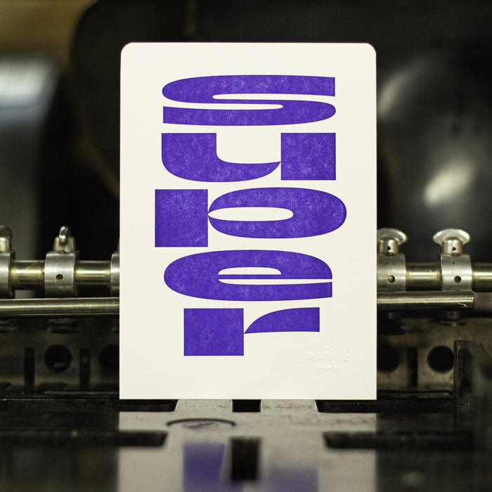Super Marché noir’s letterpress cards 5