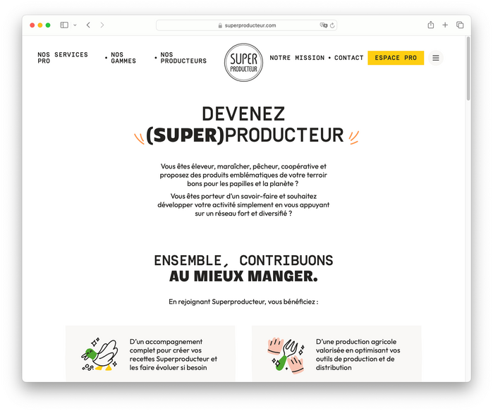 Superproducteur website 4