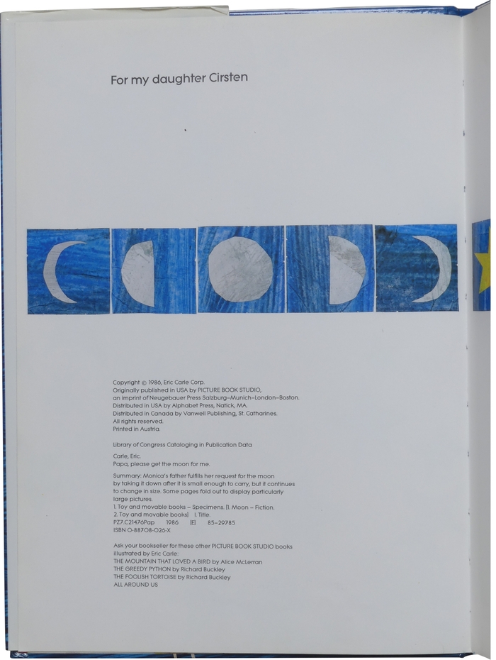 Papa, Please Get the Moon for Me by Eric Carle 3