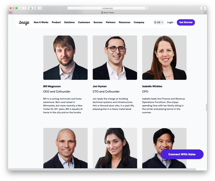 Braze website 8