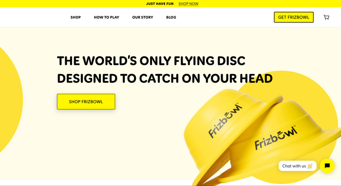 Frizbowl website 1