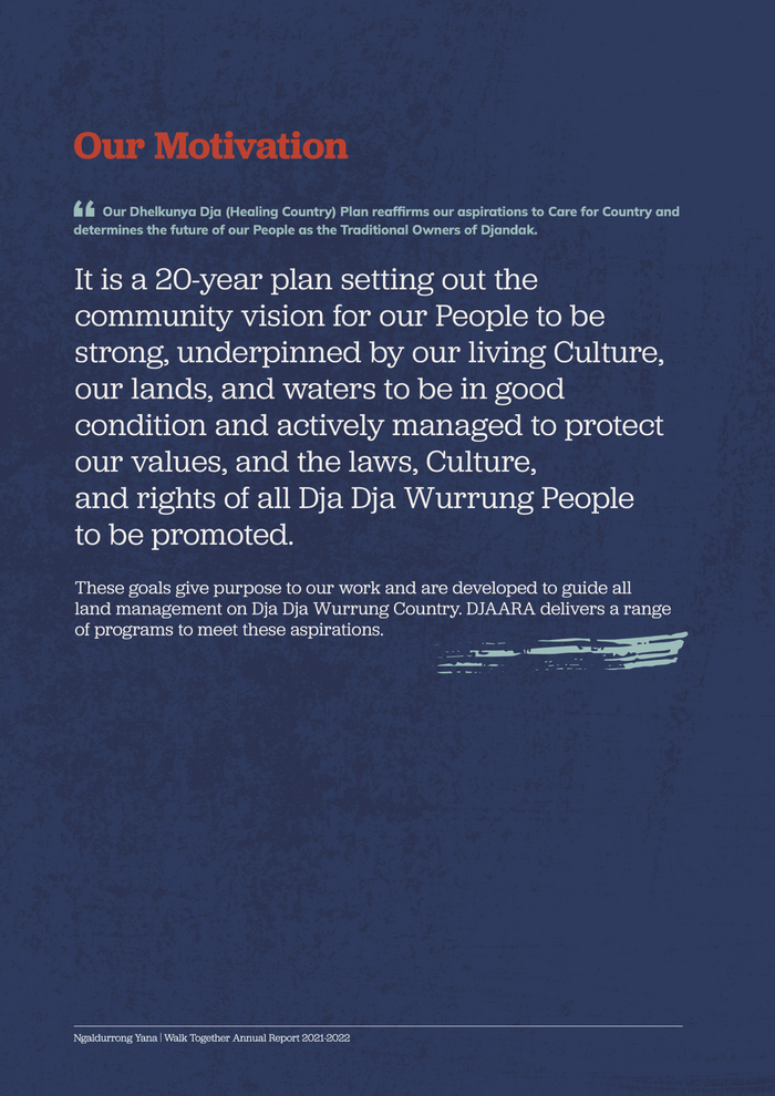 Page from an annual report