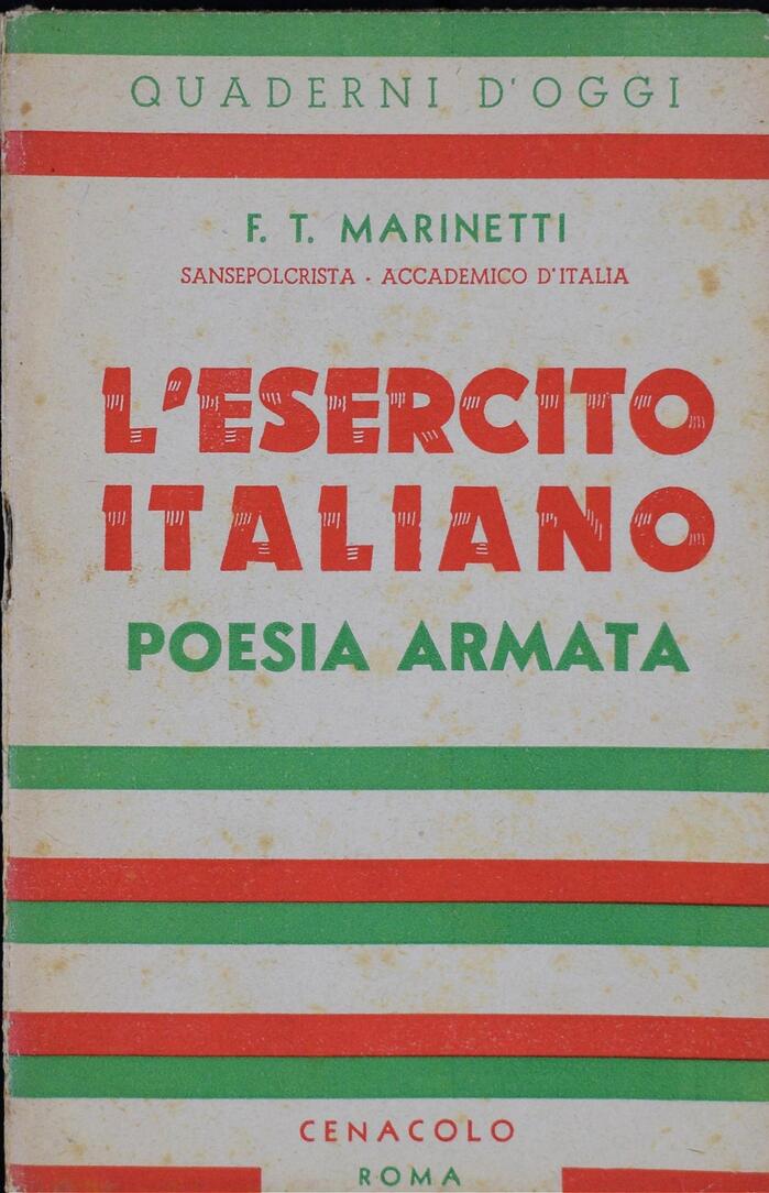 L’Esercito Italiano by F.T. Marinetti