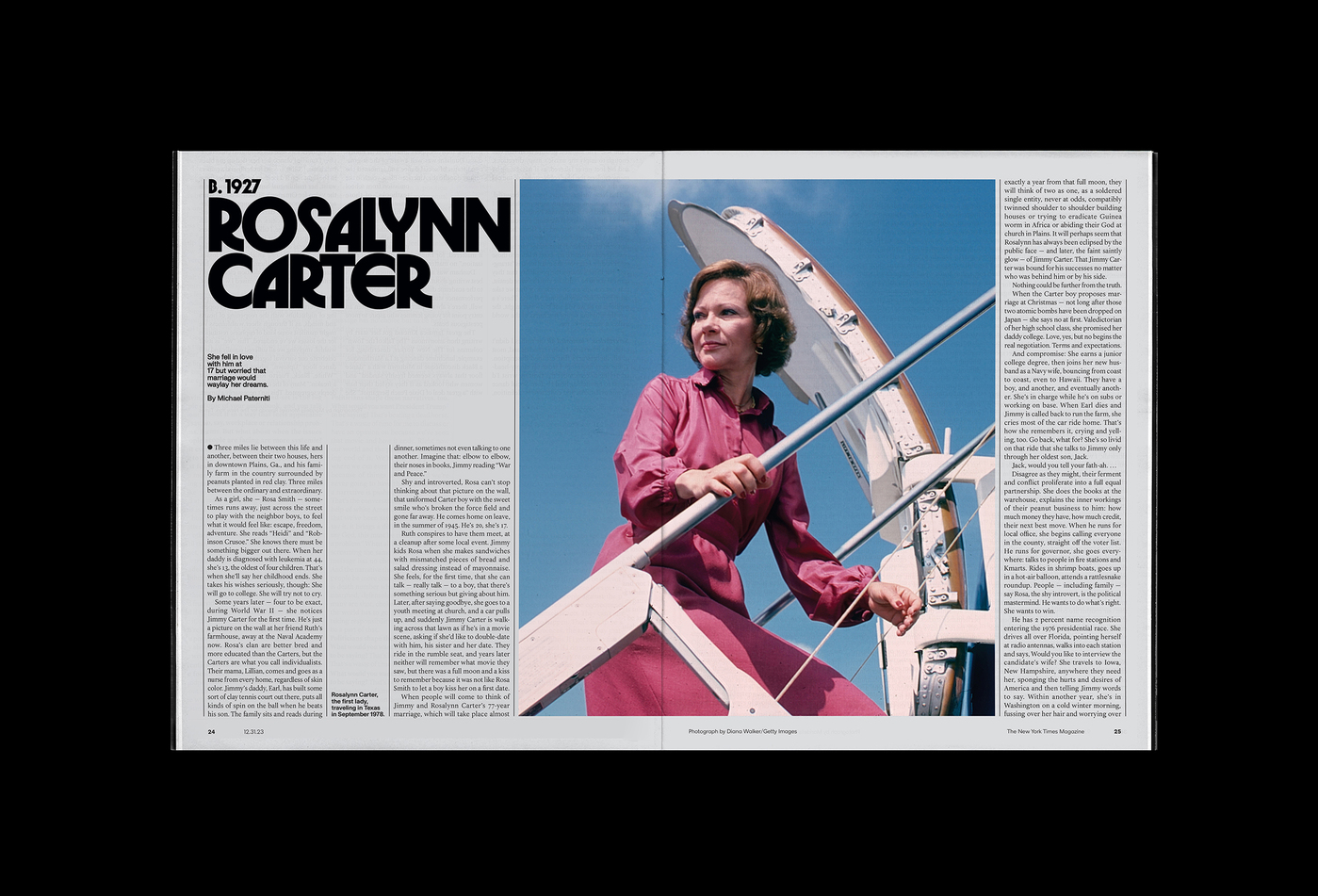 The New York Times Magazine, “The Lives They Lived” 2023 issue - Fonts ...