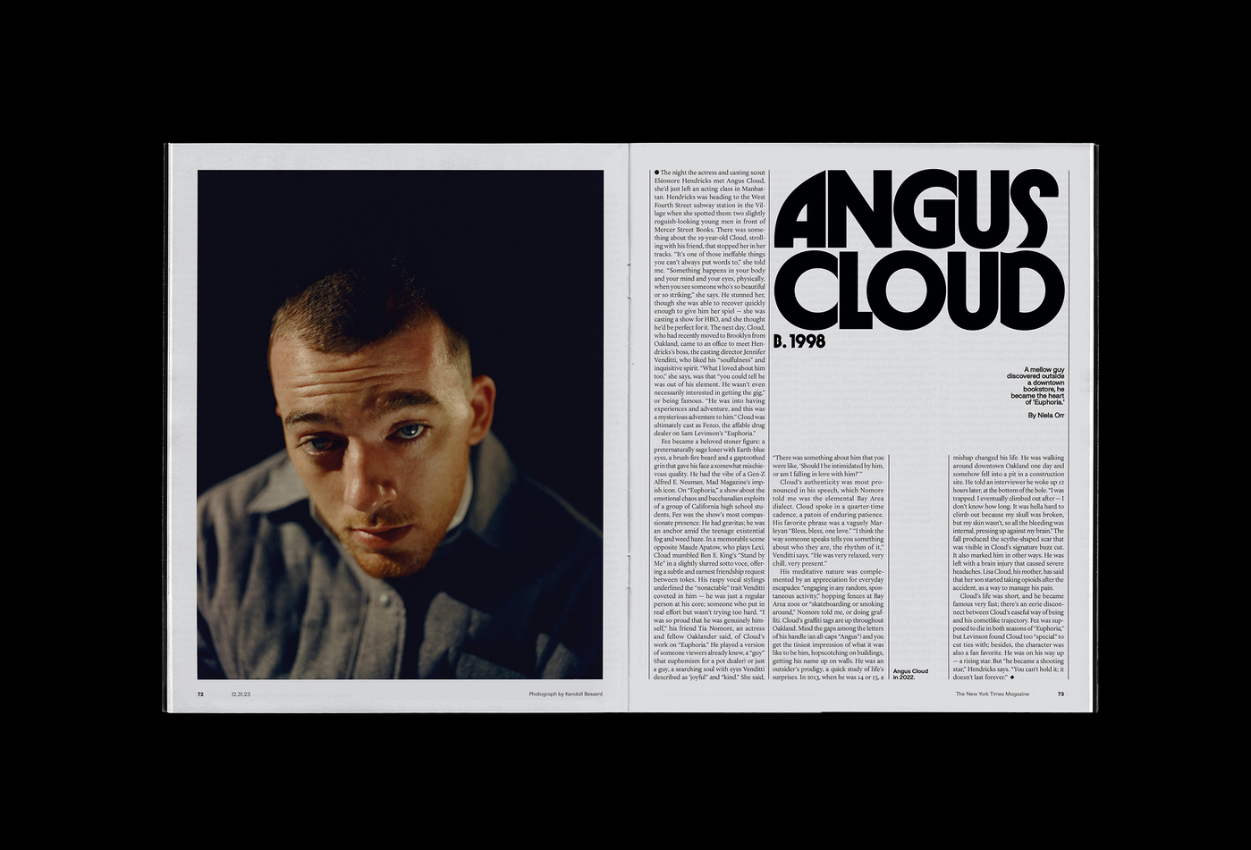 The New York Times Magazine, “The Lives They Lived” 2023 issue - Fonts ...