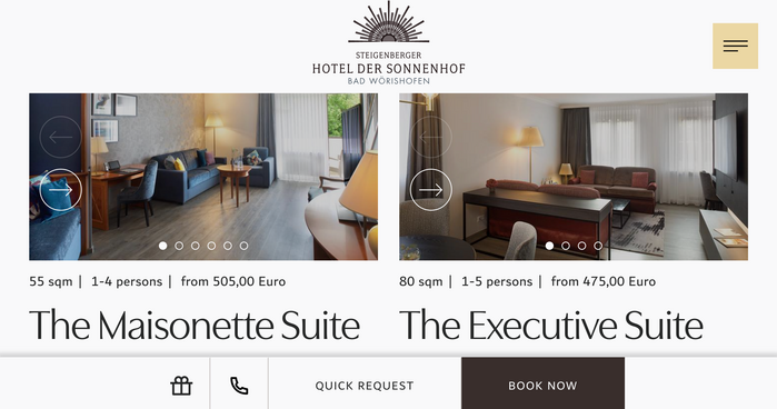 Hotel der Sonnenhof website 3