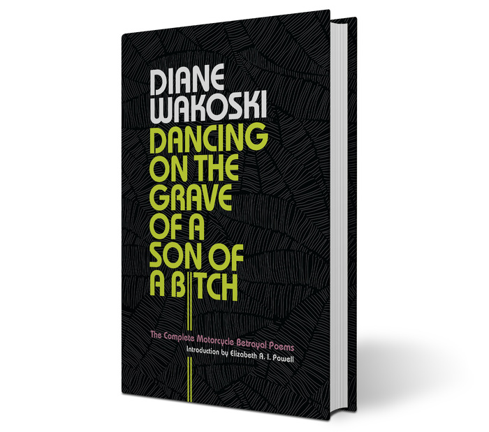 Dancing on the Grave of a Son of a Bitch was published in hardcover paper-over-boards in March 2022. The endpapers match the purple used on the cover for the subtitle.