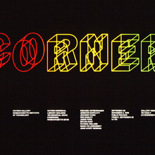 <cite>Corners</cite> exhibition poster