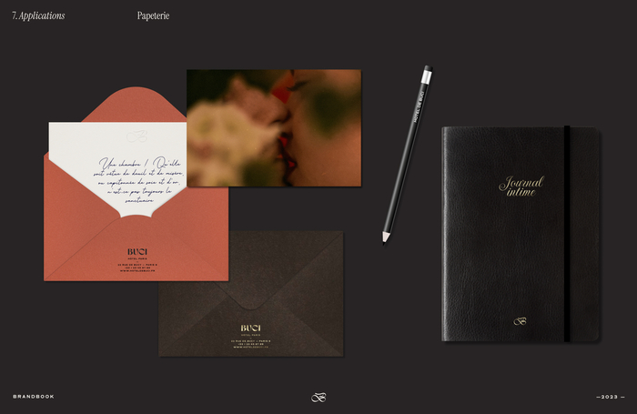 Buci Hôtel Paris branding 8