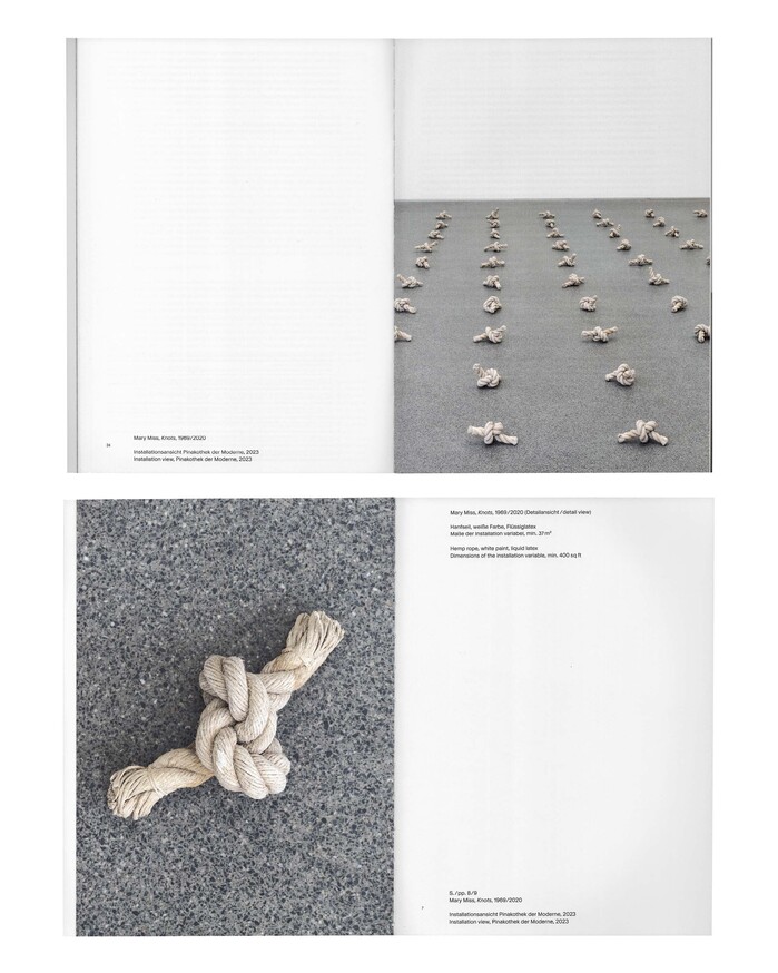 Mary Miss – Knots catalog 3