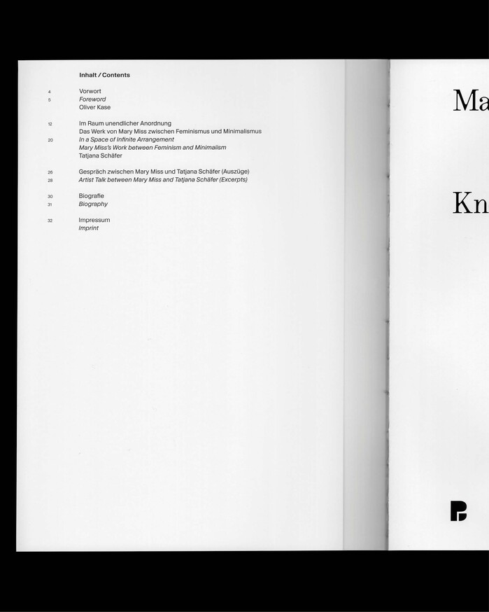 Mary Miss – Knots catalog 11