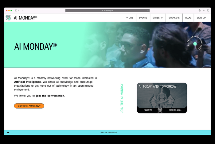 AI Monday website 2