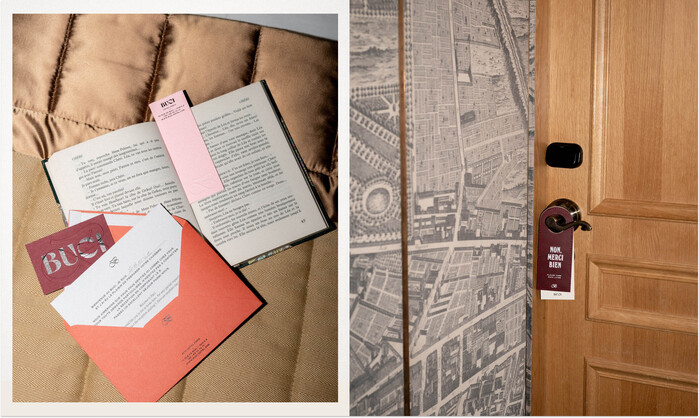 Buci Hôtel Paris branding 7