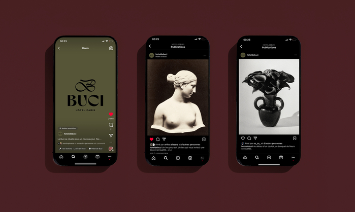 Buci Hôtel Paris branding 14