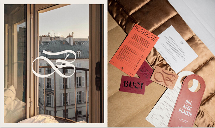 Buci Hôtel Paris branding 15