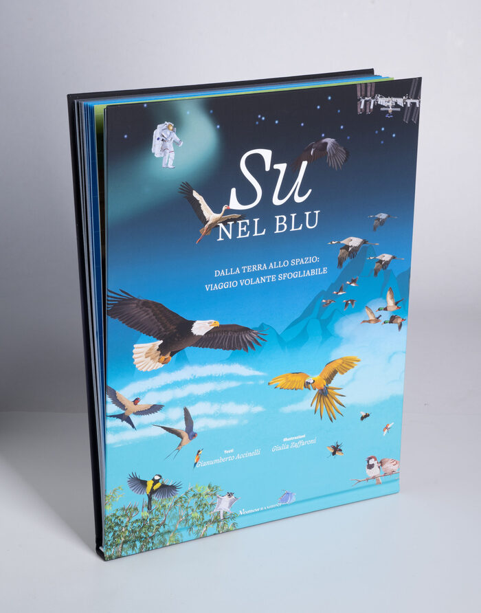 The cover of the sequel: Su nel Blu (Up in the blue)