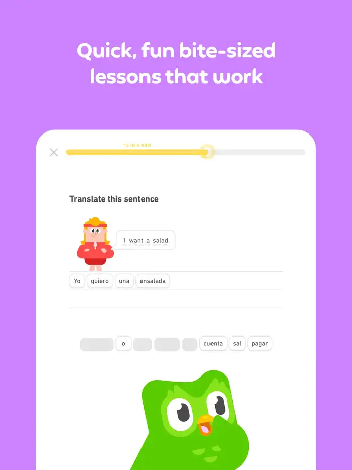 Duolingo app 3