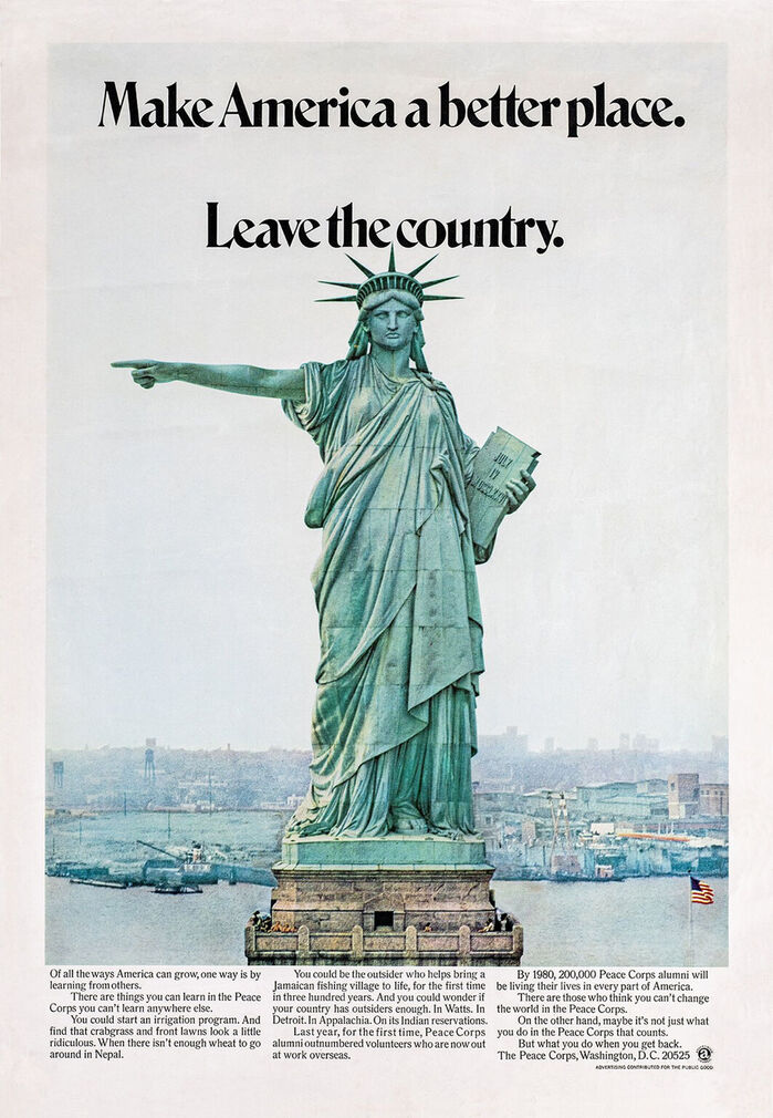 “Make America a Better Place” Peace Corps posters 1
