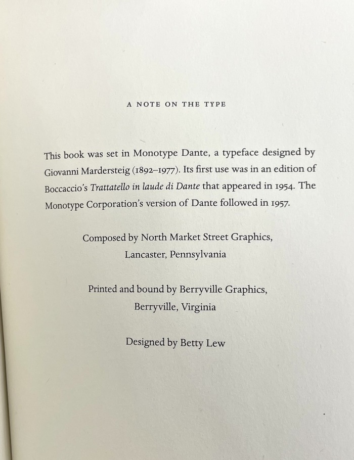 Once you get to the end of a book, &ldquo;&rdquo; is a great way to learn about the creation of the letterforms you&rsquo;ve been staring at for hours.