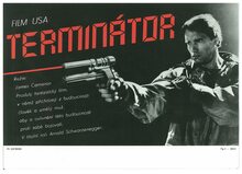 <cite>The Terminator</cite> Czech flyer