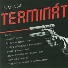 <cite>The Terminator</cite> Czech flyer