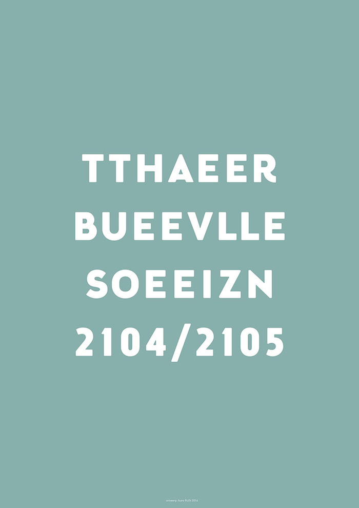 Theater Bellevue Seizoen 2014/2015 3
