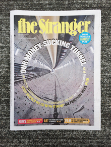 <cite>The Stranger</cite>, Vol. 23, No. 42 Cover