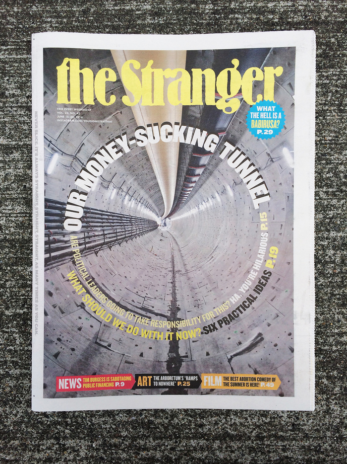 The Stranger, Vol. 23, No. 42 Cover