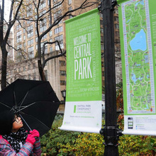 New York City Central Park identity & signs