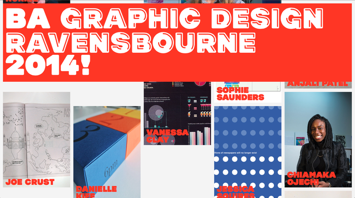 BA Graphic Design Ravensbourne 2014