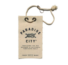 Paradise City hangtags and labels