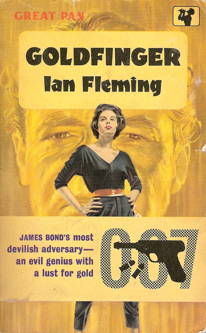 Goldfinger book cover, Great Pan edition