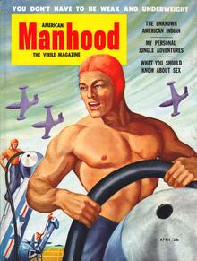 <cite>American Manhood</cite> covers