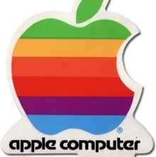 Apple Computer logo sticker