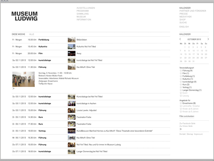 Museum Ludwig website 5