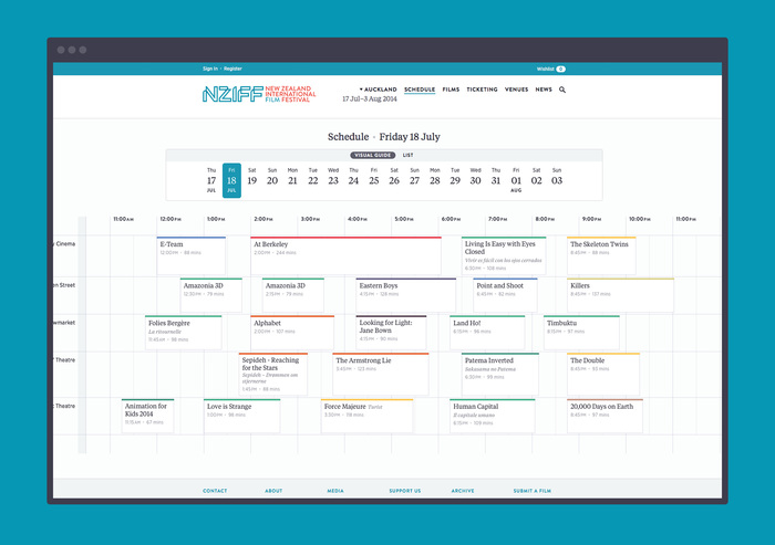 New Zealand International Film Festival website 3
