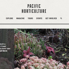 <cite>Pacific Horticulture</cite> website